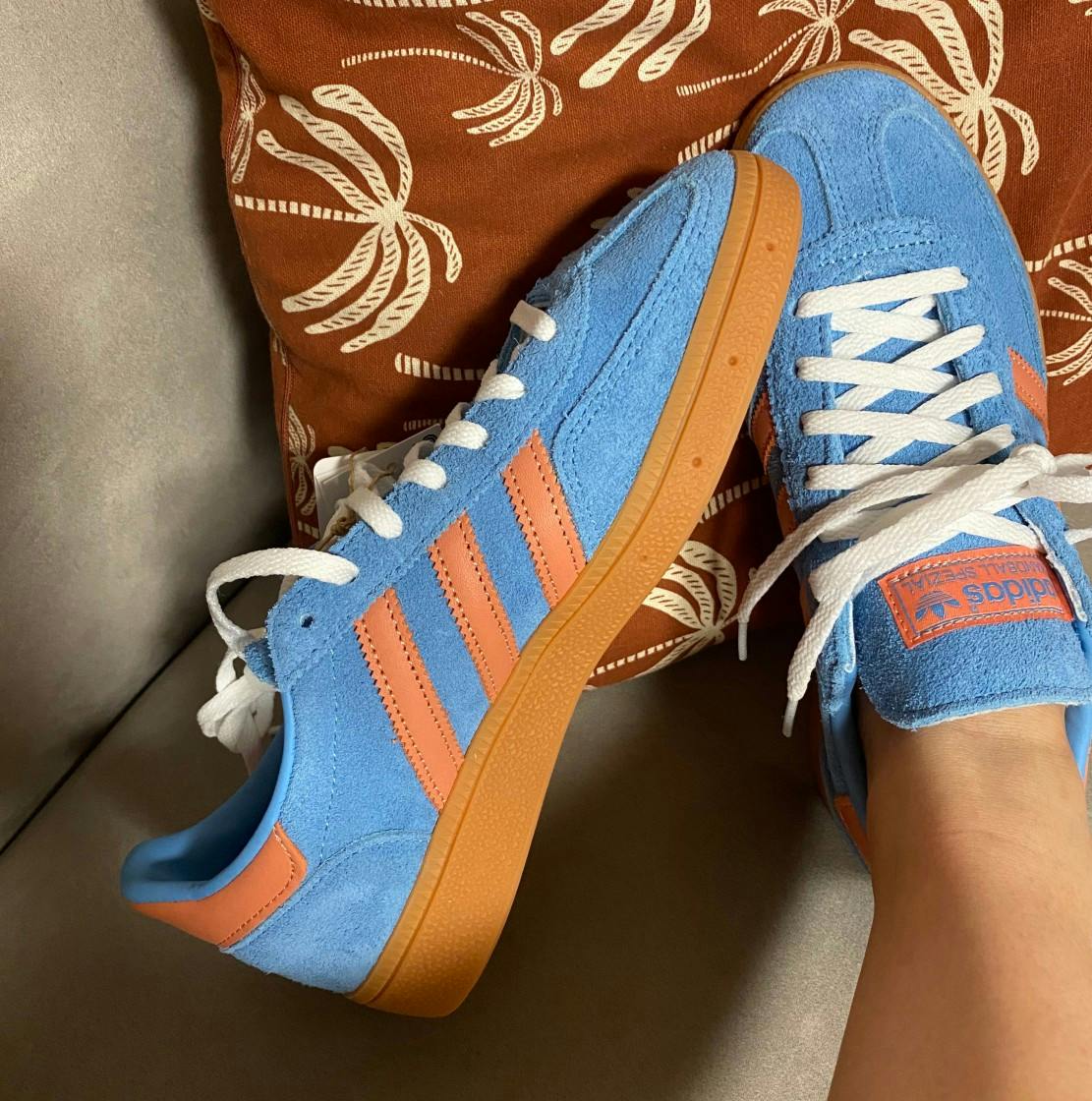 (Women) adidas Handball Spezial Light Blue Wonder Clay ('s) IF6564 (Women) adidas Handball Spezial Light Blue Wonder Clay ('s) IF6564